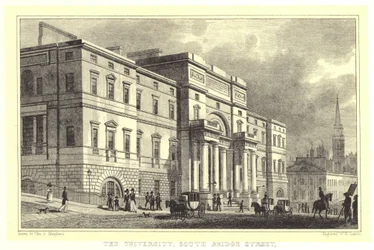 Die Universität, South Bridge Street (Stich)