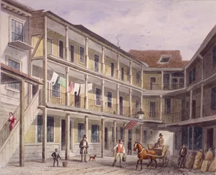 Aldgate High Street, London, ca. 1850