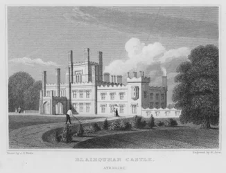 Blairquhan Castle, Ayrshire (Gravur)
