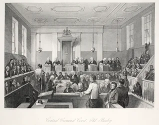 Zentrales Strafgericht am Old Bailey, aus 