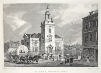 Kirche St. Mary, Whitechapel, aus 