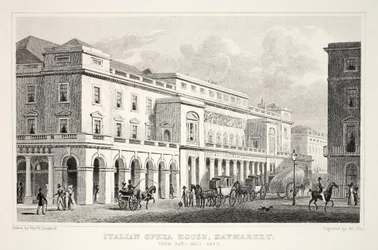 Italienisches Opernhaus, Haymarket, aus 