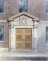 Der Eingang zur alten Halle der Messerschmiede, 1850