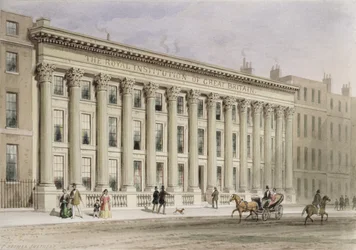 Die Royal Institution of Great Britain, Albemarle Street, ca. 1838