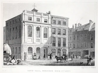 Rathaus, Borough High Street, aus 