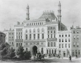 Ansicht des Royal Panopticon of Science and Art, 1825