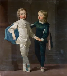 Sir Edward Hulse, 3. Baronet und sein Bruder, Samuel Hulse, ca. 1758