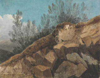 Studie von Felsen, nahe Pencerrig, Wales