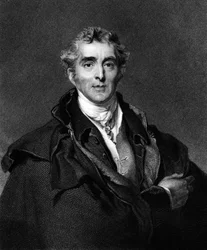 Arthur Wellesley, Herzog von Wellington (1769-1852) britischer Politiker und Offizier (Stich)