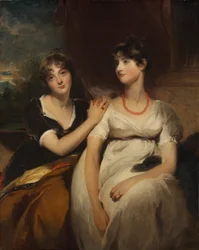 Porträt von Charlotte und Sarah Carteret-Hardy