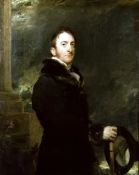 Porträt von Cropley Ashley Cooper, 6. Earl of Shaftesbury