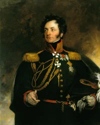 Porträt von General Fyodor Petrovich Uvarov 1773-1824, 1818