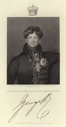 Porträt von König Georg IV.