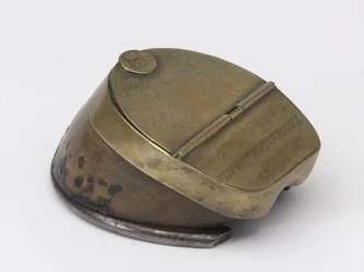 Tintenfass aus einem Pferdehuf, gehörte Kapitän William Tyrwhitt Drake, Royal Horse Guards, ca. 1829