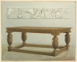 Ratstisch im Großen Raum der Münze, jetzt St. Peters Hospital