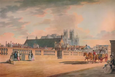 Blick auf die Westminster Bridge, 1792