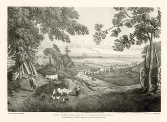 Blick von den Hängen des Highgate Archway