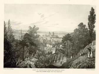 Blick auf Greenwich von Blackheath Point, London
