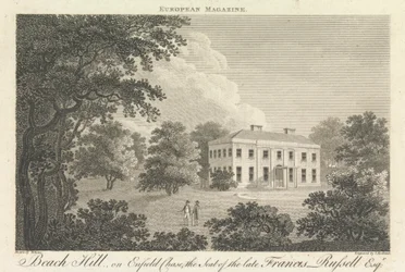 Beach Hill, auf Enfield Chase, der Sitz des verstorbenen Francis Russell, Esquire, Außenbezirk - Norden