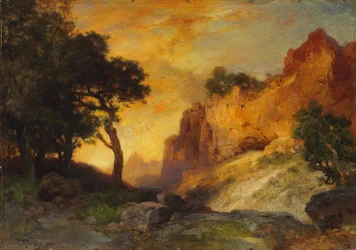 Ein Seitencanyon, Grand Canyon, Arizona, 1905