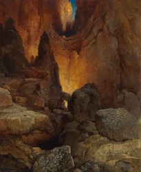 Ein Seitencanyon, Grand Canyon von Arizona, 1915