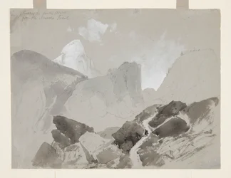Rückseite der Südkuppel vom Nevada Trail, Yosemite