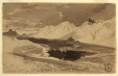 Zeichnung, Der Arkansas Divide, August 1874