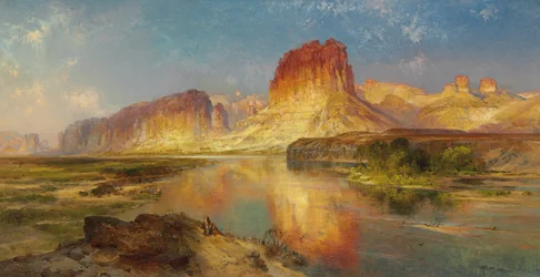 Grüner Fluss von Wyoming, 1878