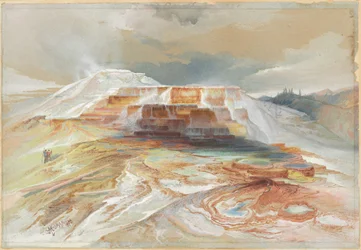 Heiße Quellen des Gardiner River, Yellowstone