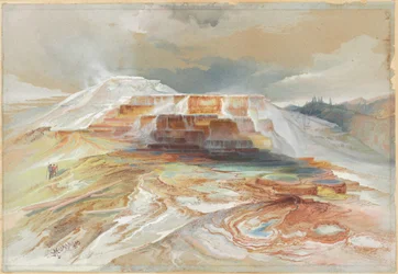 Heiße Quellen am Gardiner River, Yellowstone