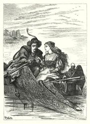 Ein Tagtraum am Rhein (Gravur)