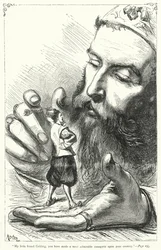 Illustration zu Gullivers Reisen von Jonathan Swift