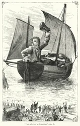 Illustration zu Gullivers Reisen von Jonathan Swift