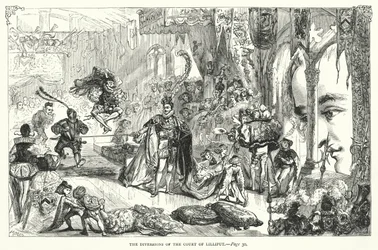 Illustration für Gullivers Reisen von Jonathan Swift