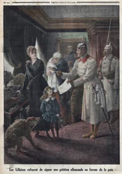 Erster Weltkrieg: Einwohner von Lille weigern sich, eine Petition von deutschen Soldaten für den Frieden zu unterschreiben