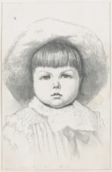 Porträt eines Kindes Cyril Nast, nach 1879
