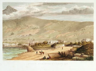 Das Admiralty House, der Eingang zu Simon