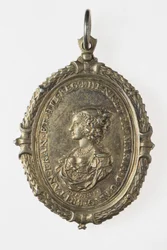 Charles I und Henrietta Maria Unterstützerabzeichen, ca. 1649