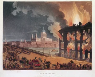Feuer in London, 1791