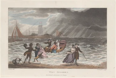 Nasse Quäker, aus Poetische Skizzen von Scarborough, 1813