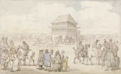 Ein überfülltes Rennmeeting, ca. 1805-10