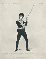 Ein Leichtinfanterist verteidigt sich, 1798 1909