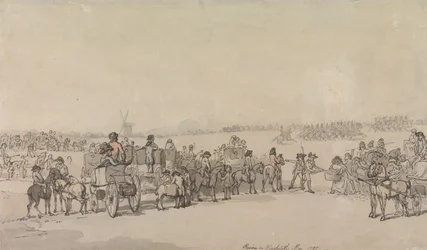 Eine Überprüfung auf Blackheath, Mai 1785