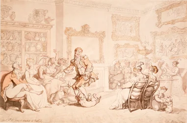 Ein Empfang bei der verwitweten Herzogin von Portland, 1703