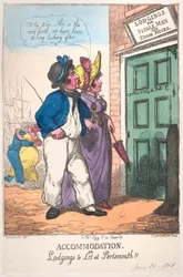 Unterkunft oder Zimmer zu vermieten in Portsmouth, 30. Juni 1808