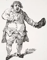 Charles James Fox als Demosthenes, Illustration aus „Hutchinson