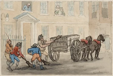 Sammeln der Nachtboden, veröffentlicht 1788