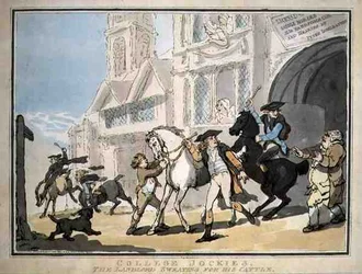 "College Jockies, Der Wirt schwitzt für sein Vieh", veröffentlicht von E. Jackson