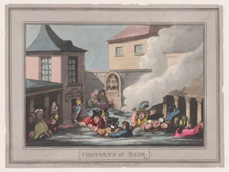 Annehmlichkeiten von Bath, Platte 7, 6. Januar 1798