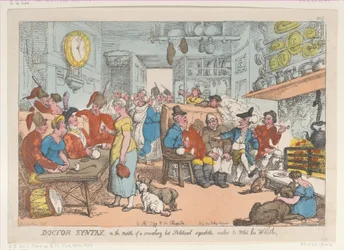 Doktor Syntax, mitten in einem heißen politischen Streit, wünscht sich zu entkommen